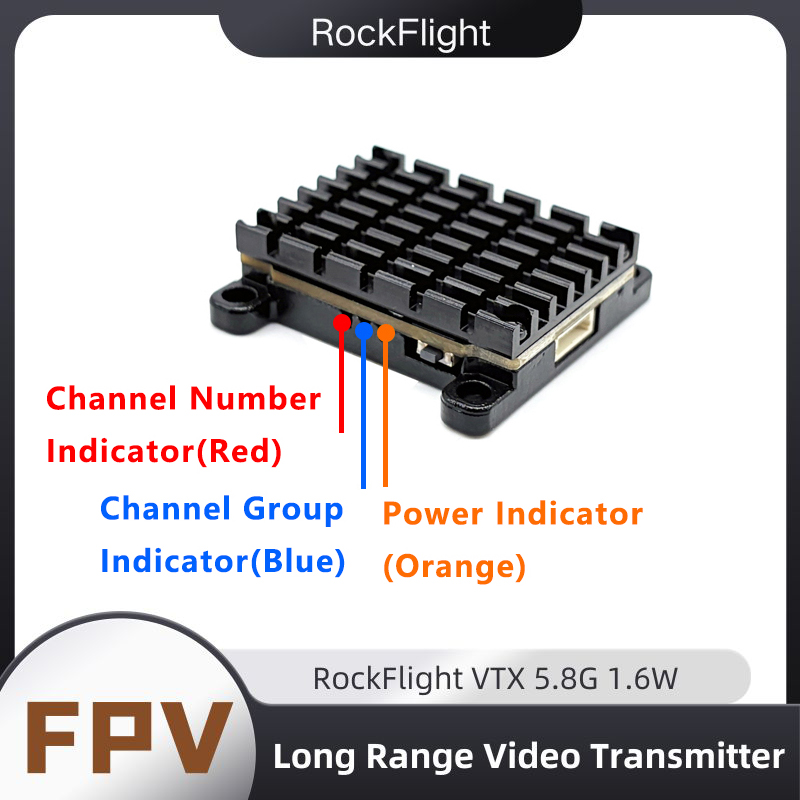 RockFlight TX663 VTX 5.8G 48CH - Drone Racing Transmitter 评论和价格
