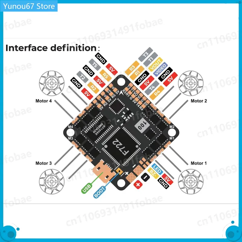 For GEPRC GEP-F722-45A AIO V2  - Drone Racing Esc 评论和价格