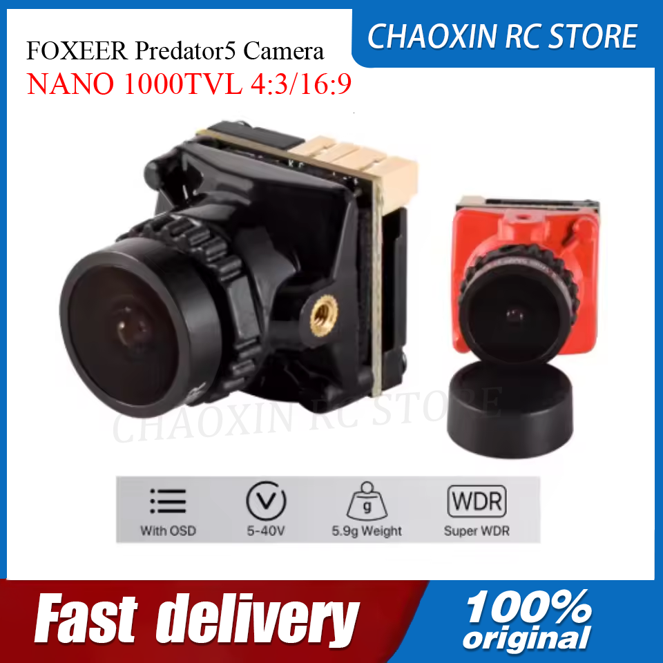 FOXEER Predator5 Camera NANO 1 - Drone Racing Camera 评论和价格
