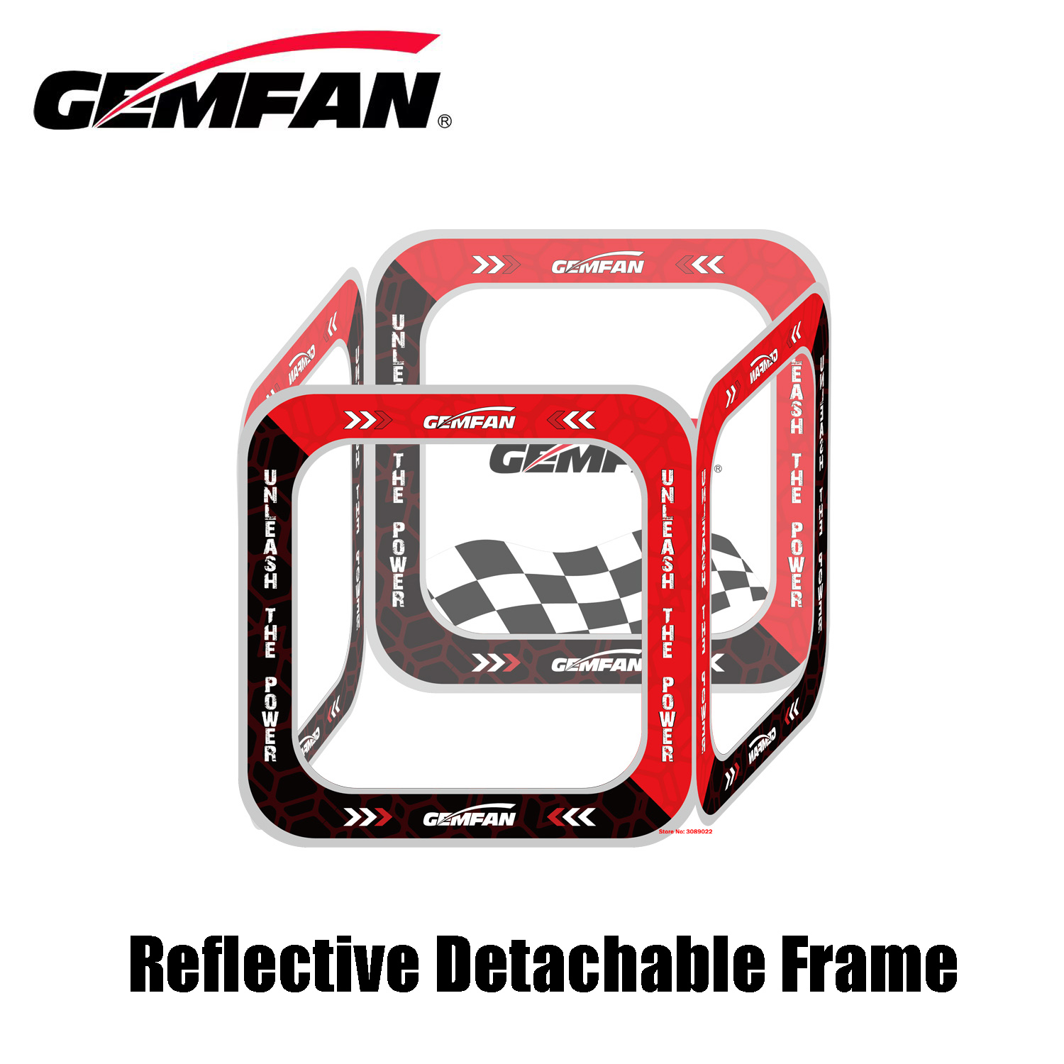 GEMFAN 80*80CM FPV Race Cube G - Drone Racing Flag 评论和价格