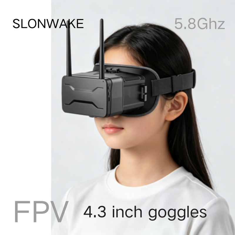 5.8G FPV Goggles 4.3 Inch 480* - Drone Racing Goggles 评论和价格
