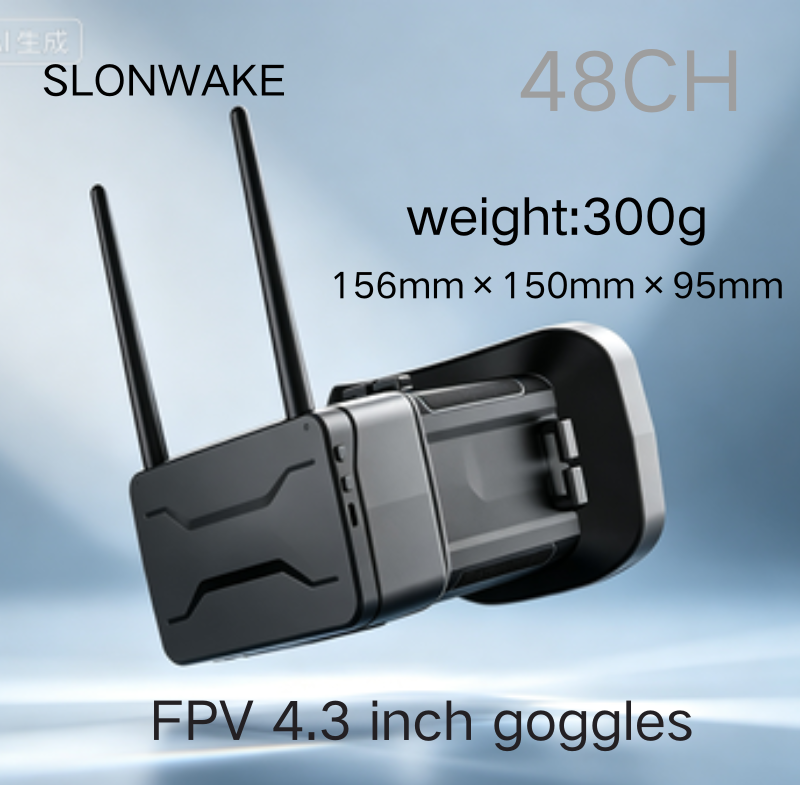 5.8G FPV Goggles 4.3 Inch 480* - Drone Racing Goggles 评论和价格